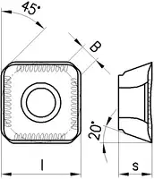 SECO Wendeplatte SEMX 1204AFTN-M15 MP3501 - toolster.ch