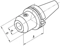 FUTURO Fräserspannfutter MAS-BT, AD/B BT 40  Ø 18 x 63 - toolster.ch