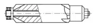 ENGRA Fraise à ébavurer en carbure ac roul. à billes de guidage Ø 3.0 mm Ø tête 6 mm, Ø tige 6 mm, 90°, ALTiN - toolster.ch