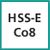 Schneidenmaterial HSS-E Co8 (High Speed Steel, 8% kobaltlegiert)